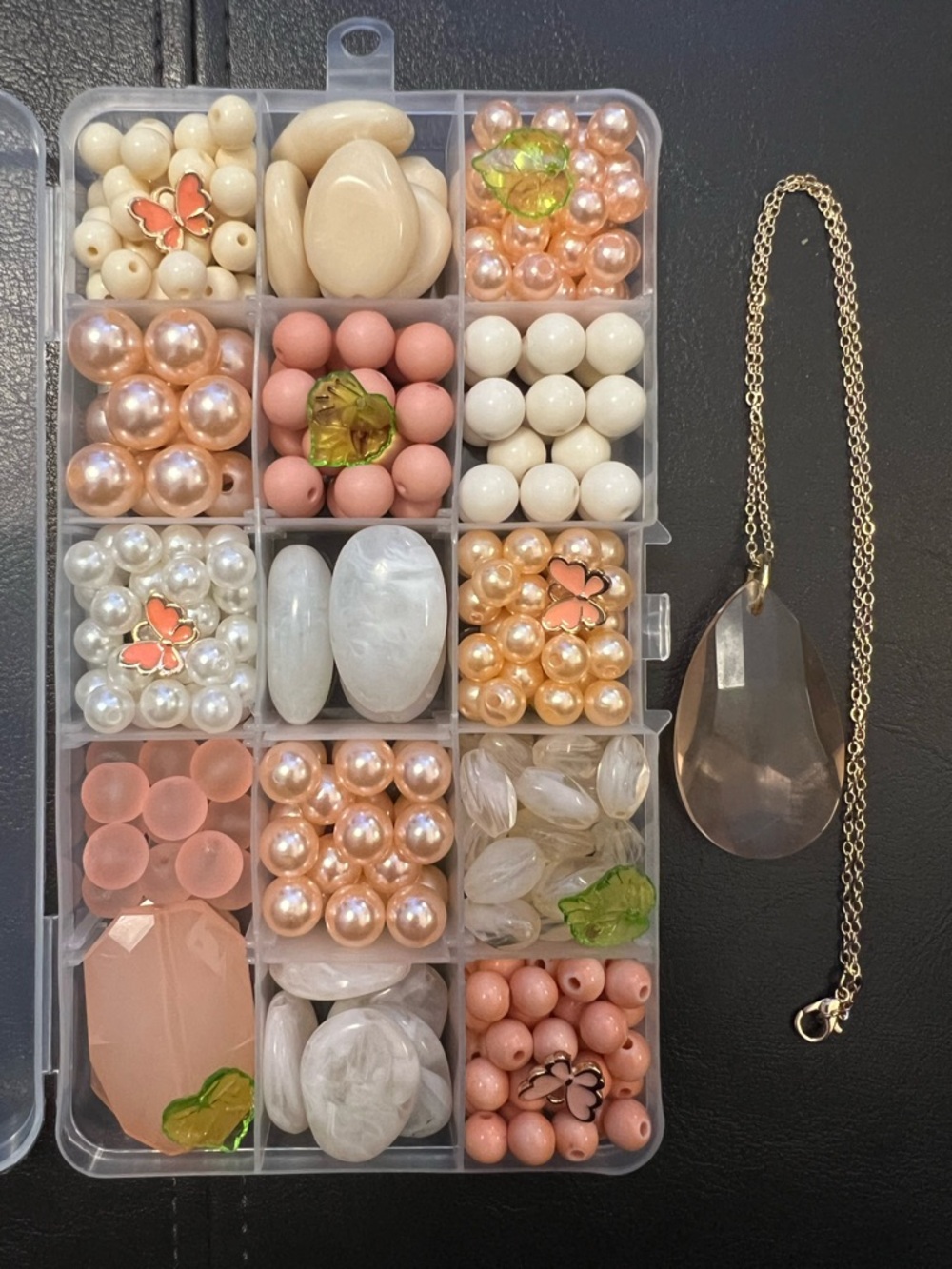 Craft Beads, PEACHES & CREAM - NO COOKIES, Jewelry Supplies, loose bulk
